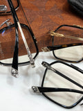 CHH Chrome Hearts Glasses Exquisite Fashion Double Beam Large Frame Ultra Light Glasses Frame