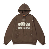 Men Hoodie Hip Hop Rock Portrait Printed Hoodie