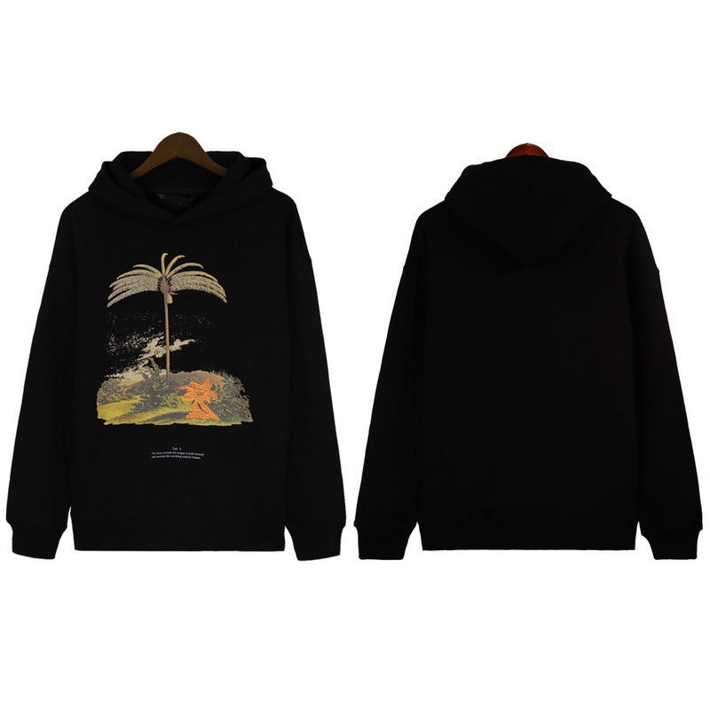 Palm Angle Hoodie Palm Angels Palm Coconut Hooded Sweater Men and Women Loose