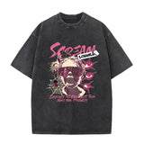 2024Letter Scream Printed T-shirts For Women Men