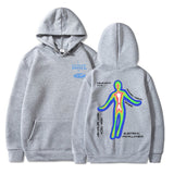 Skeleton Thermal Imaging Graphic Print Hoodie Men's