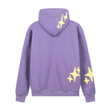 Men Fleece Lined Hoodie English Letter Hooded Sweater Men's Loose Hooded Cardigan Autumn and Winter