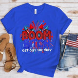 Women's Independence Day T Shirt round Neck Short Sleeve T-shirt Women's Top