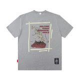 Men T Shirt Short Sleeve T-shirt Baby Boy and Girl Summer Loose Crew Neck Top