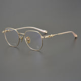 CHH Chrome Hearts Glasses Vintage Pure Titanium Ultra Light Polygon Frame