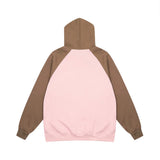 Men Hoodie Letter Printed Hoodie Raglan Sleeve Pullover Loose Hoodie Spring and Autumn
