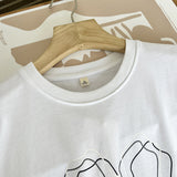 Women's T-Shirt Summer Loose Top T-shirt Short-Sleeved T-shirt