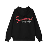 Men Hoodie Fall/Winter Hoodie Rivet Letter Printed Loose Long Sleeves Leisure Pullover Hoodie