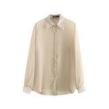 Women T-Shirt Spring/Summer Sun Protection Tencel Shirt Coat Women's Top