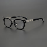 CHH Chrome Hearts Glasses Vintage Square Glasses Frame Spring Legs