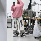 Women Cargo Pants Jeans Winter Women's Design Sense Drooping Wide-Leg Pants