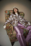 Unisex Jacket Autumn Plaid Casual Coat Women's Clothing