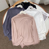Women's T-Shirt Long-Sleeved T-shirt Women's Autumn All-Matching Casual Bottoming Shirt