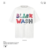 American vintage street T-shirt men's loose casual half-sleeved shirt