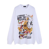 Men Long Sleeve Shirt Autumn and Winter Printing Long Sleeve Bottoming T-shirt for Men and Women
