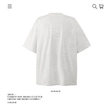 American vintage street T-shirt pure cotton men's and women's summer loose