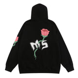 Men Hoodie Printed Pullover Sweatshirt Men Spring and Autumn Leisure Loose-Fitting Hoodie