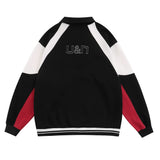 Men Hoodie Lapel Sweater Men's Spring and Autumn Racing Suit