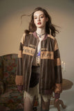 Unisex Jacket Autumn Contrast Color Casual Coat Women's Clothing