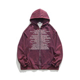 Unisex Sweatshirt Autumn Zipper Hooded Sweater