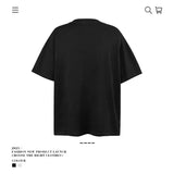 American vintage street T-shirt loose vintage pure cotton men and women summer
