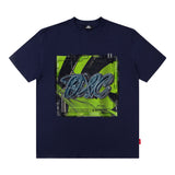 Men T Shirt Hip Hop Print Short Sleeve T-shirt Men and Women All-Matching Cotton