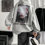 Men Hoodie Sweater Men's High Street Fashion Brand Ins Hooded Spring and Autumn Loose All-Matching