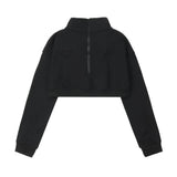 Women Hoodie Cardigan Sweater Girls Autumn Letter Printing