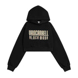 Women Hoodie Cropped Hoodie Women's Autumn Leisure Long Sleeve Top