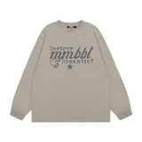 Men Long Sleeve Shirt Casual Long Sleeve Couple T-shirt Men and Women Oversize Idle Style Loose