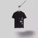 Mens T-shirts Travis Scott Cactus Jack x Utopia Hieroglyphics Short Sleeve T-Shirt