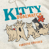 Men Hoodie Cartoon Animation Kitten Print Sweater