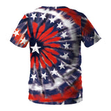 National Flag Day T Shirts Spring/Summer Independence Day Men's Sportswear Short Sleeve Printing
