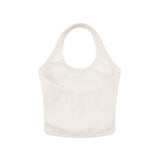 Women Vest Cotton Knitted Halterneck Vest Women's Summer Camisole