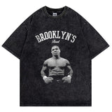 Mike Tyson T-Shirt Vintage Character Print Loose T-Shirt