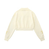 Women Hoodie Short Sweaters Women's Clothing Fall Loose Long Sleeve Jacket