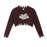 Women Sweater Short Sweater Spring and Autumn Casual Girls' Sweater