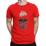 Rap Flower T Shirts for Men  Cotton Funny T-Shirts Round