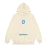 Men Hoodie Hooded Sweater Men's Long Sleeve Vintage Fashion Big Letter D
