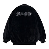Men Cotton Padded Jacket Winter Warm Cotton-Padded Coat Coat Male Letter Embroidered Cotton Jacket Jacket