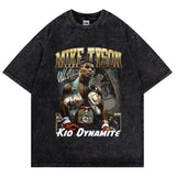 Mike Tyson T-Shirt Vintage Character Print Loose T-Shirt