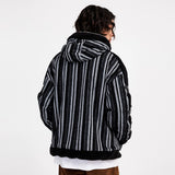 Men Cotton Padded Jacket Coat Double-Sided Wear Berber Fleece Cotton Coat Men's Winter Loose Cotton Coat Coat
