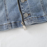 Women Skirt Short Denim Skirt Spring and Summer Retro Denim Skirt