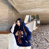 Palm Angle Hoodie Wholesale Cross-Border Fashion Brand Palm Angels Tassel Streamer Broken Bear Embroidery Velvet Hoodie Sweater Men's and Women's Coats