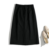 Women Skirt Spring and Autumn High Waist Suit Skirt Women's Midi Skirt