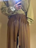 Men Sweatpants Men's Draping Effect High-Grade Straight Loose Casual Pants