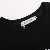 Women T-shirt Short-Sleeved T-shirt Women's Letter Printed Cotton Summer round Neck Short Sleeves