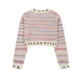 Women Sweater V-neck Sweater Women's Spring Autumn Short Sweater