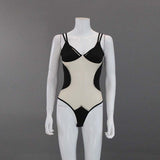Women Jumpsuit Splicing Sling Jumpsuit Top for Women