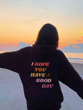 Korean version ins sweater women's loose hooded top shirt jacket